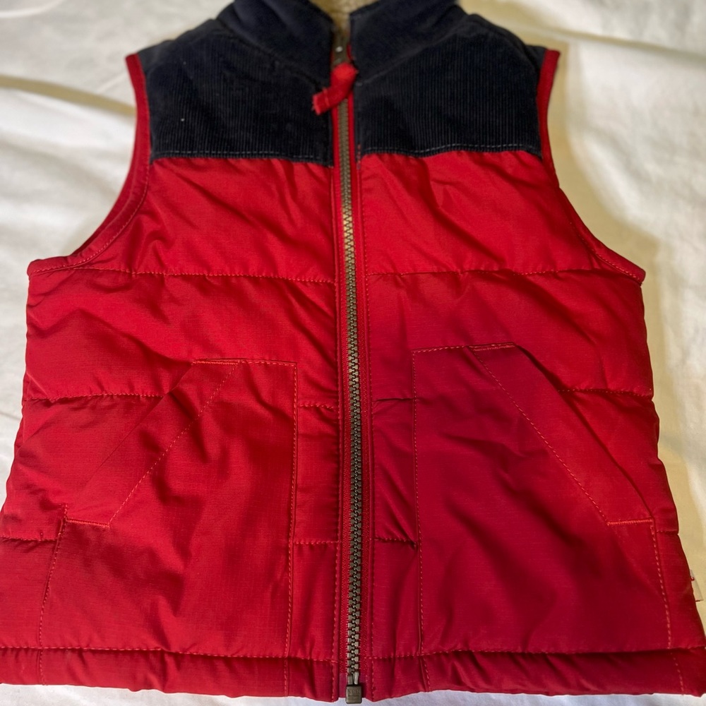 Carters boys red and navy vest NEW NWT